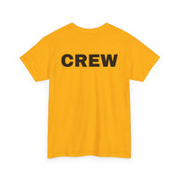 Crew T-Shirt | Professional Event & Staff Back-Print Tee 👥