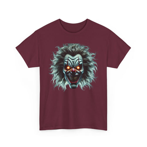 Scary Clown Face T-Shirt – Creepy & Bold Horror Tee