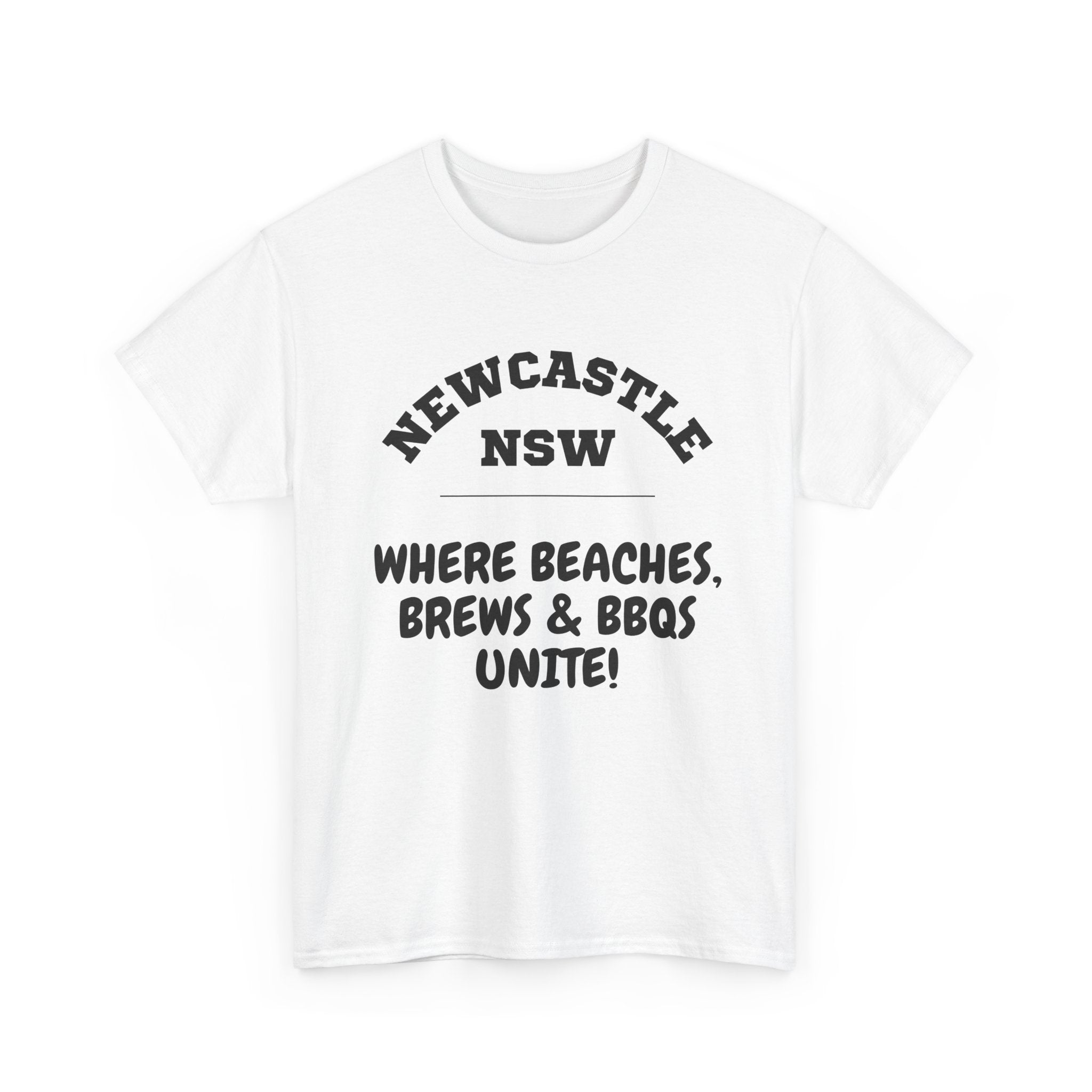 Newcastle NSW T-Shirt | Beaches, Brews & BBQ's Tee 🍻🇦🇺