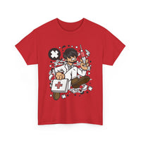 Mad Doctor Running T-Shirt | Funny Medical Design