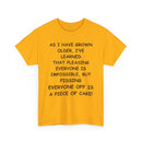 Pissing Everyone Off Is Easy, Funny T-Shirt – Sarcastic Humour Tee