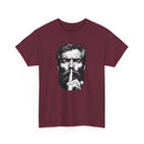 Shh Bearded Man T-Shirt – Stylish & Mysterious Design