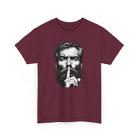 Shh Bearded Man T-Shirt – Stylish & Mysterious Design