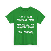 Nowhere Man T-Shirt – Beatles-Inspired Lyric Tee for Dreamers | T Shirt World Australia 🎸🖤👕