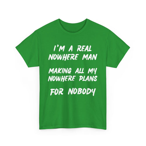 Nowhere Man T-Shirt – Beatles-Inspired Lyric Tee for Dreamers | T Shirt World Australia 🎸🖤👕