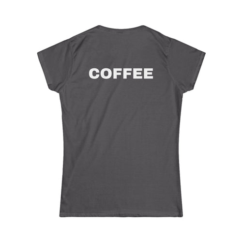 Coffee Barista T-Shirt for Women – Cute Café Style Tee | Back Print ☕👩‍🍳👕