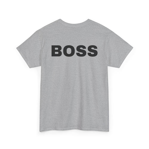 Boss T-Shirt with Back Print | Bold Statement Tee