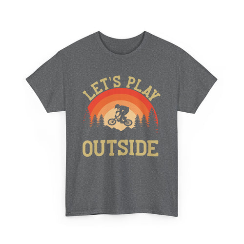 Let's Play Outside T-Shirt – BMX Stunt Rider Edition