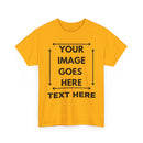 Custom T-Shirt with Text and Image for the Front  | Design Your Own Personalised T-Shirt ✍️👕