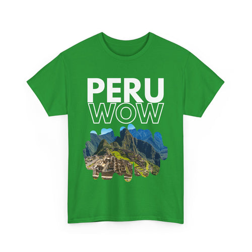 Peru Wow T-Shirt – Machu Picchu Adventure Design