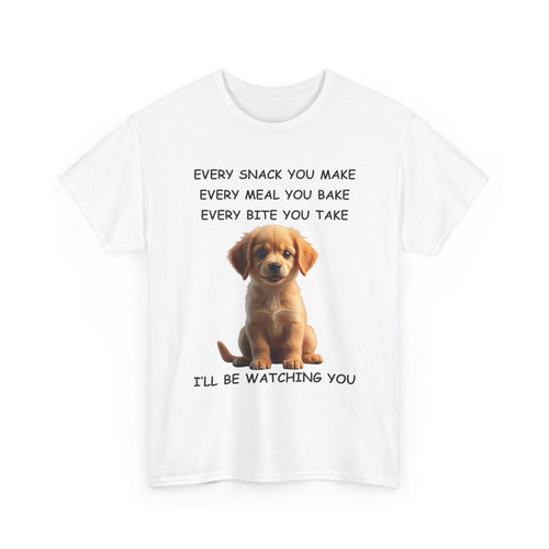 Custom Dog Photo T-Shirt | Every Snack You Make Funny Pet Tee – 🐶📸