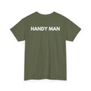 Handy Man T-Shirt | Professional Repair & DIY Back-Print Tee 🛠️