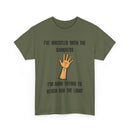 I've Wrestled with the Darkness T-Shirt – Inspirational Arm Reaching Design