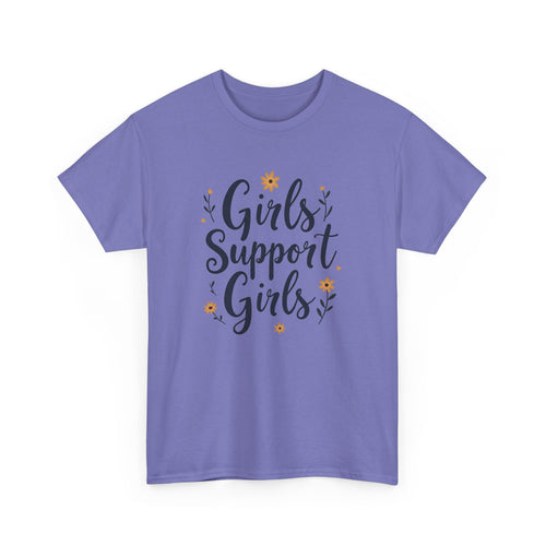 Girls Support Girls T-Shirt – Empowering Feminist Tee for Women  💪👭🌸