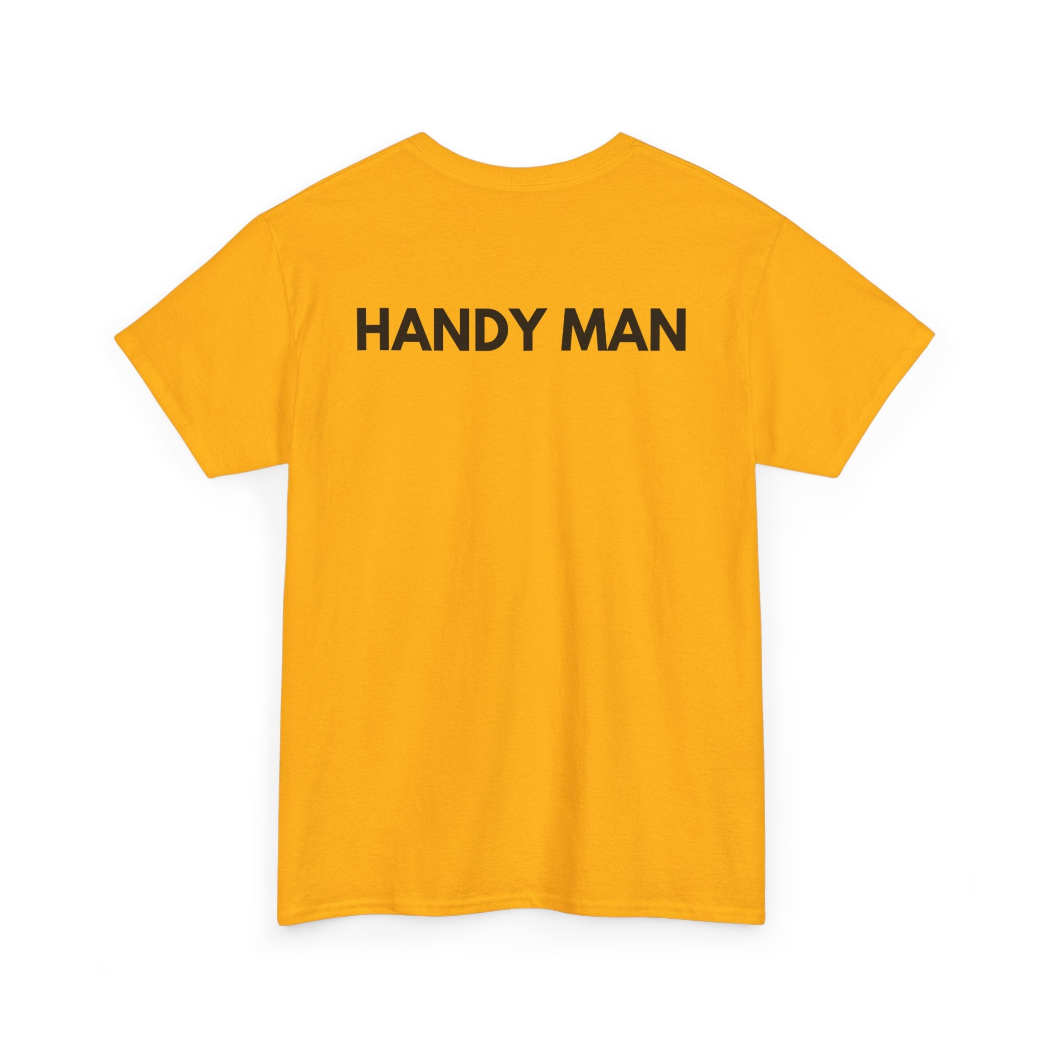 Handy Man T-Shirt | Professional Repair & DIY Back-Print Tee 🛠️