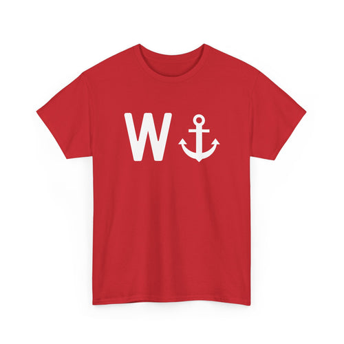W Anchor (Wanker) T-Shirt – Witty and Cheeky Design