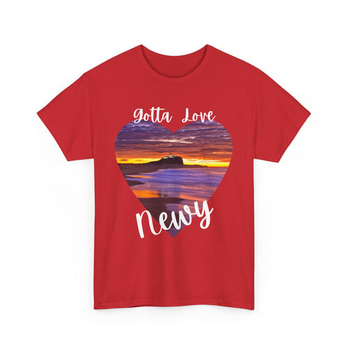 Gotta Love Newy Unisex T-Shirt – Customizable Heart-Shaped Design