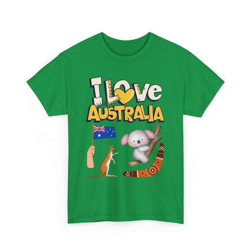 I Love Australia T Shirt