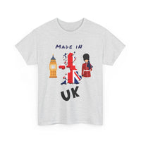 Made in UK T-Shirt with Flag, Big Ben & King’s Guard