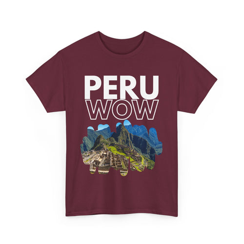 Peru Wow T-Shirt – Machu Picchu Adventure Design