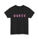 Guess T-Shirt for that brave female | Minimalist Front-Print Graphic Tee ❓✨