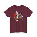 Kangaroo & Meat Pie Meets Llama & Ceviche Tee 🌎 Peru & Australia Fusion T-Shirt