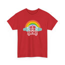 VW Kombi Rainbow T-Shirt | Peace & Freedom Van Tee 🌈 Celebrate Love and Unity