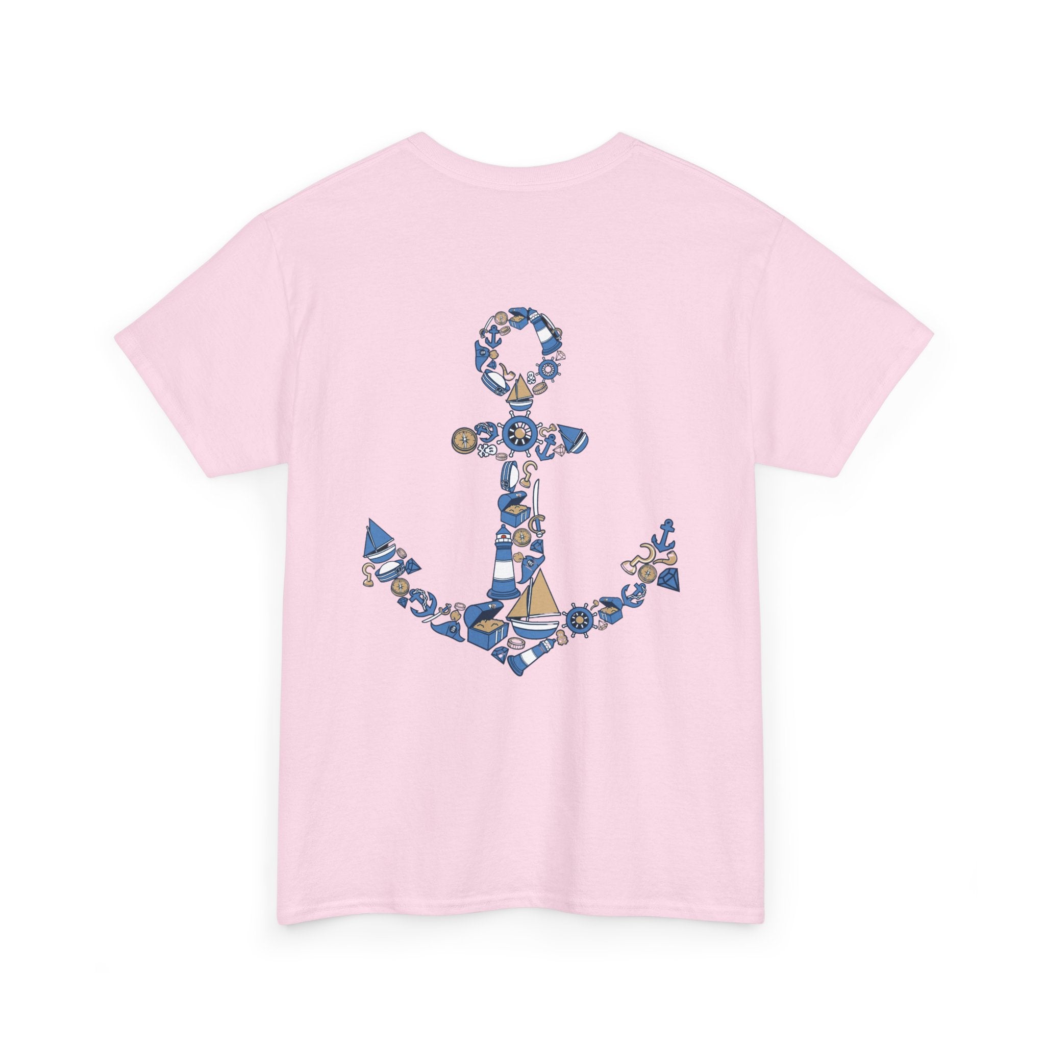 Nautical Anchor T-Shirt | Maritime Symbols Design