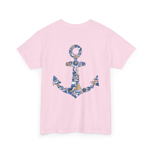 Nautical Anchor T-Shirt | Maritime Symbols Design