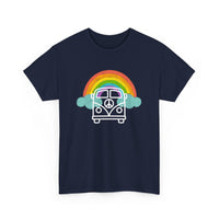 Rainbow Peace VW Kombi T-Shirt – Celebrate Love and Unity