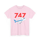 ✈️ 747 Jumbo Jet T-Shirt – Classic Aviation Tee for Plane Lovers