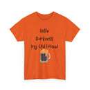 Hello Darkness My Old Friend T-Shirt – Funny Dark Beer Tee 🍺🖤👕