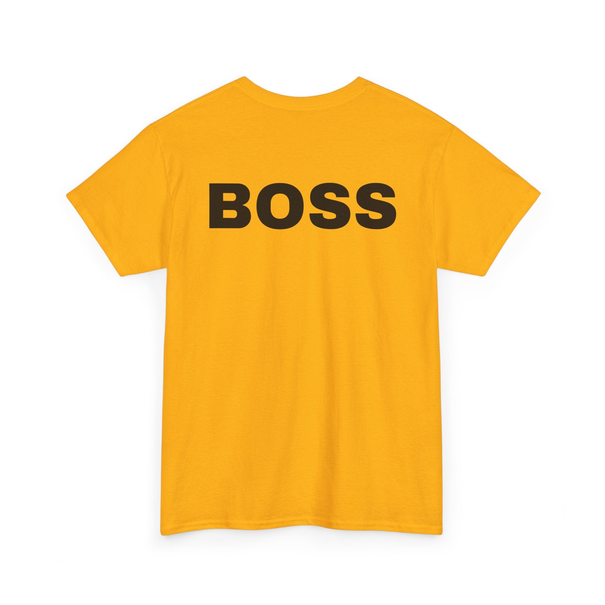 Boss T-Shirt with Back Print | Bold Statement Tee