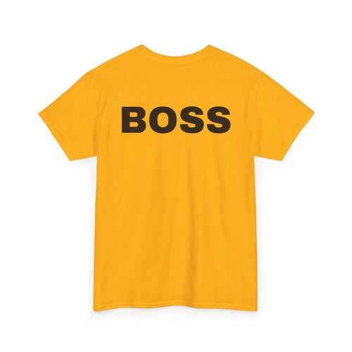 Boss T-Shirt with Back Print | Bold Statement Tee