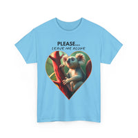 Please, Leave Me Alone Koala T-Shirt – Gentle Aussie Message