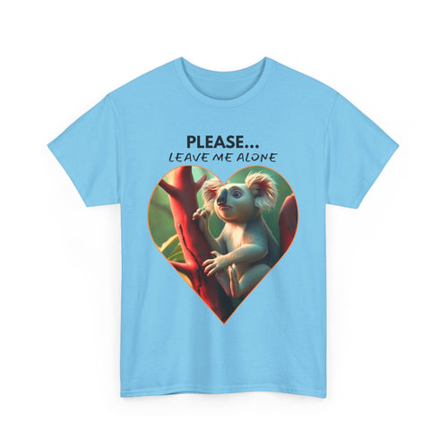 Please, Leave Me Alone Koala T-Shirt – Gentle Aussie Message
