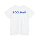 Pool Man T-Shirt | Pro Pool Service & Maintenance Back-Print Tee 🏊‍♂️