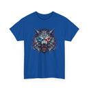 Scary Wolf Face T-Shirt with Glowing Eyes