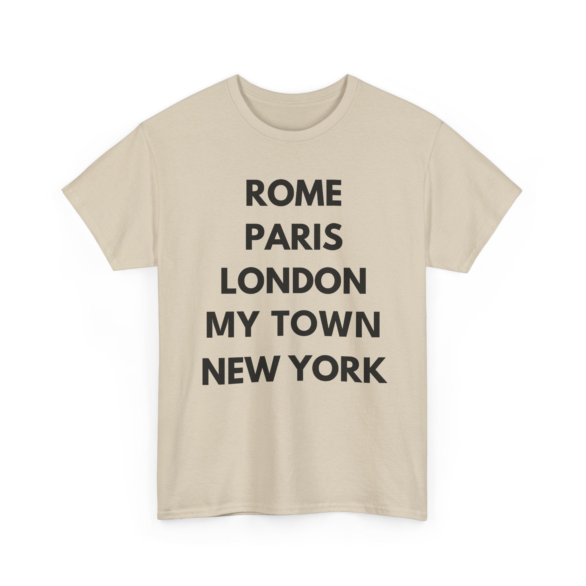 Personalised City List T-Shirt | Rome Paris London New York Custom Tee ✈️👕