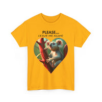 Please, Leave Me Alone Koala T-Shirt – Gentle Aussie Message