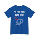 Put Your Phone Down Now T-Shirt – Unisex Safety Message for Riders