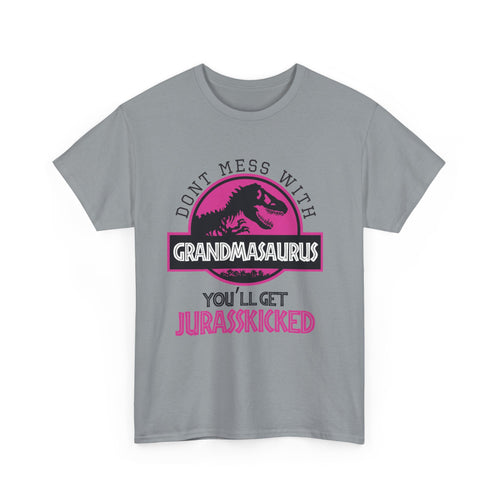 Don't Mess with Grandmasaurus T-Shirt | Funny Dinosaur Tee