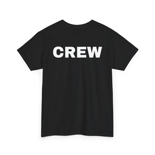 Crew T-Shirt | Professional Event & Staff Back-Print Tee 👥