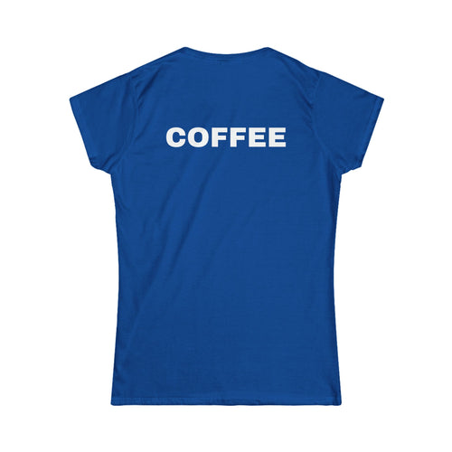 Coffee Barista T-Shirt for Women – Cute Café Style Tee | Back Print ☕👩‍🍳👕