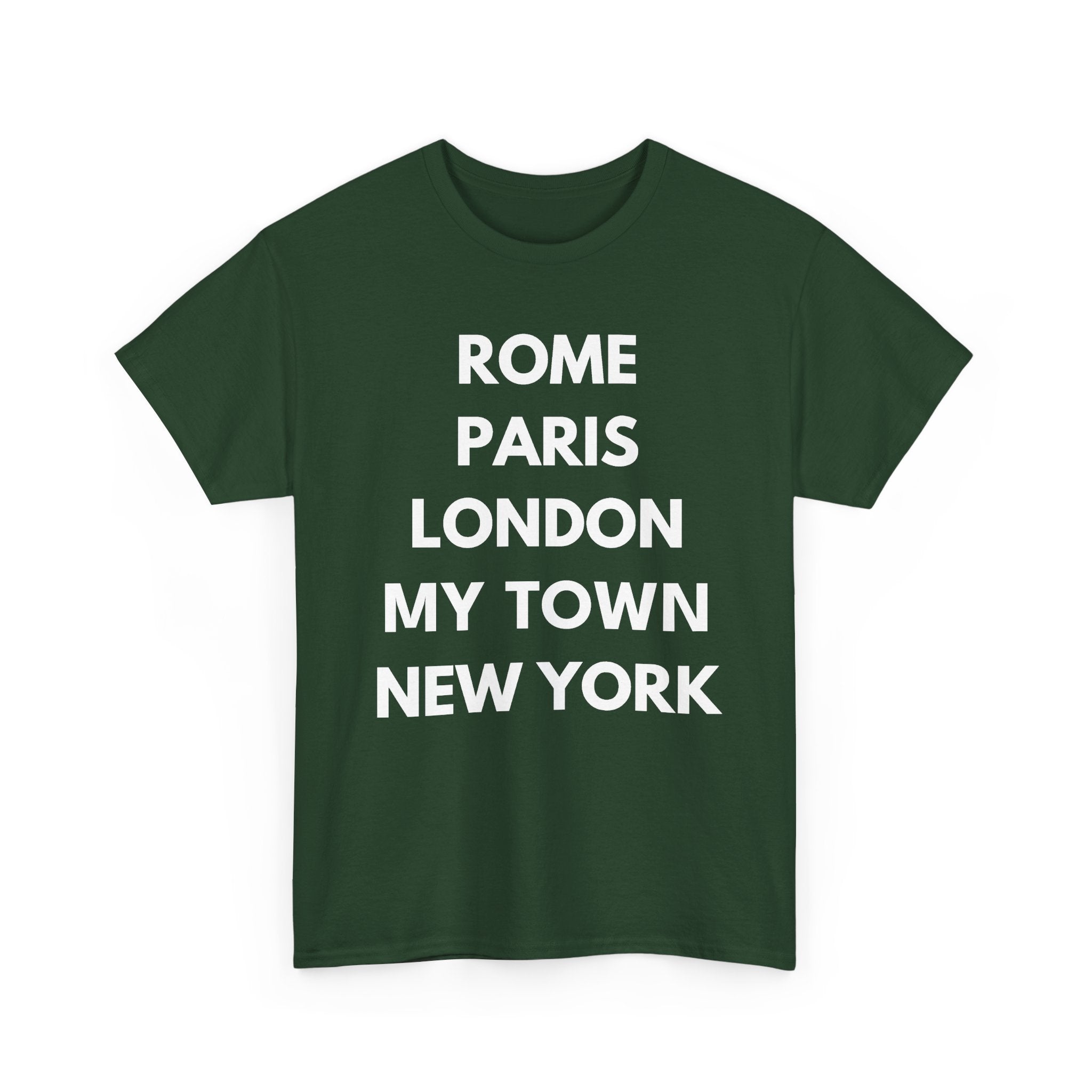 Personalised City List T-Shirt | Rome Paris London New York Custom Tee ✈️👕