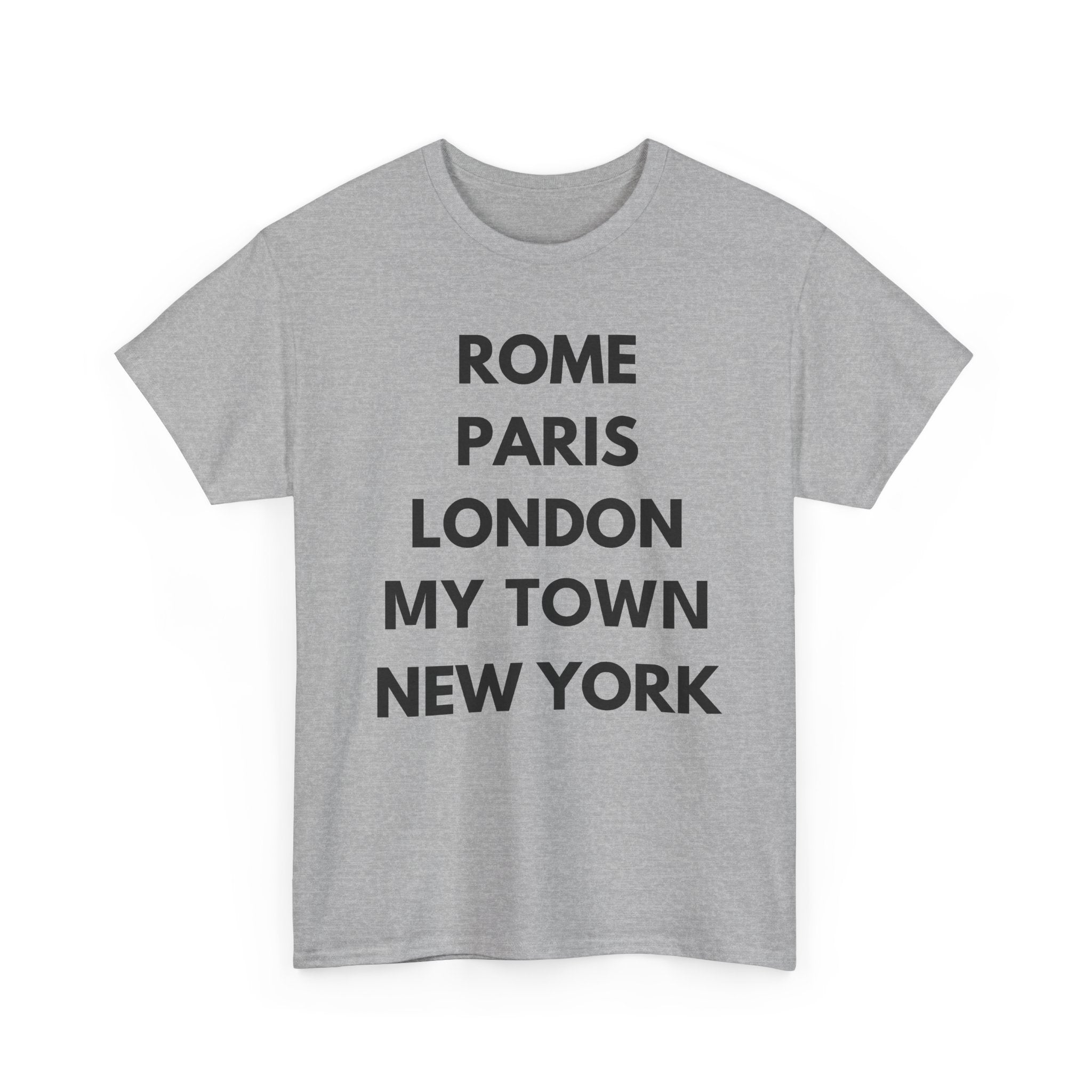 Personalised City List T-Shirt | Rome Paris London New York Custom Tee ✈️👕