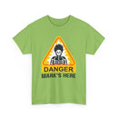 Danger, [Name]'s Here T-Shirt – Customizable Funny Design