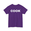 Cook T-Shirt | Professional or Backyard Kitchen Cook Back-Print Tee 🍳
