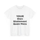 Custom Text T-Shirt for the Front | Design Your Own Personalised Tee ✍️👕