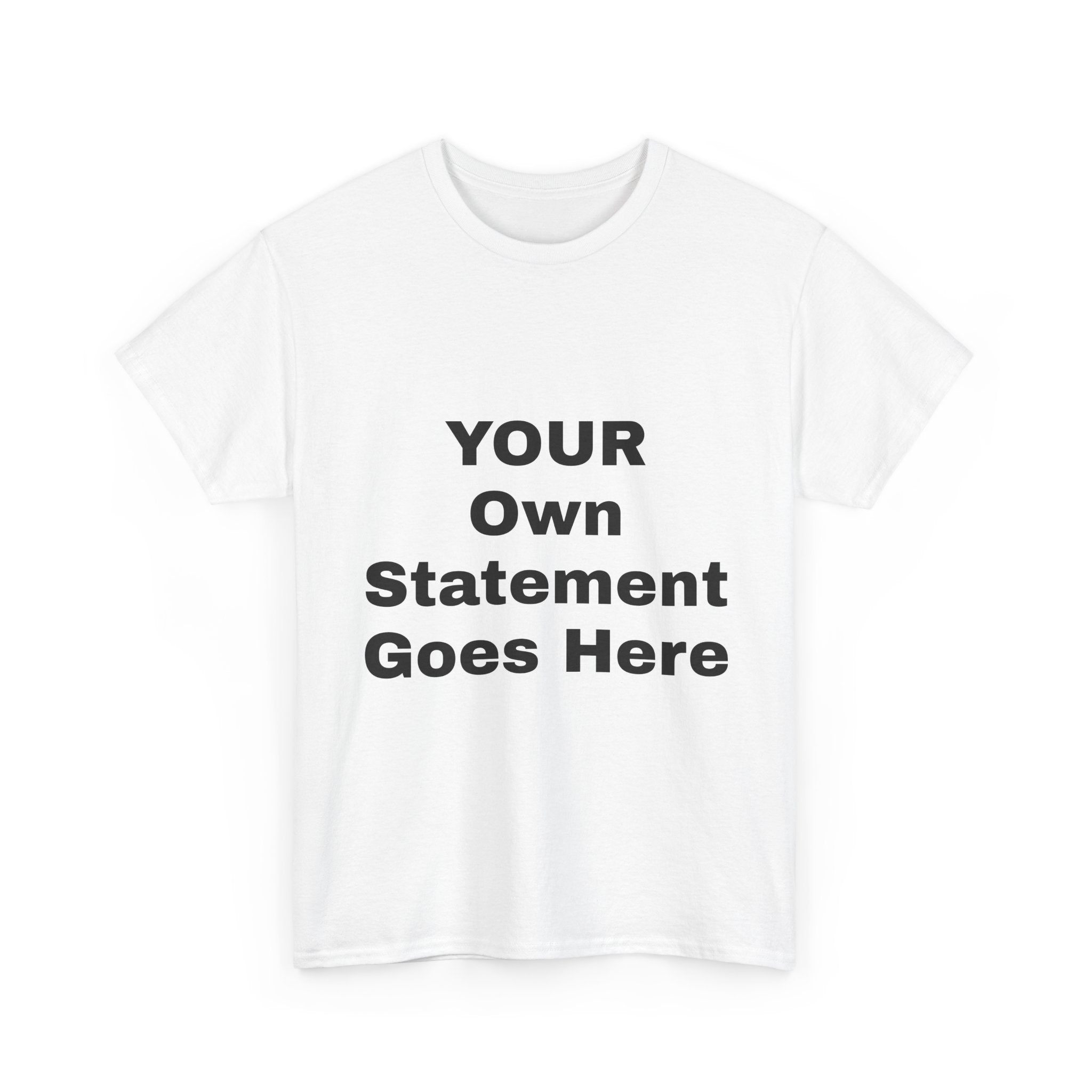 Custom Text T-Shirt for the Front | Design Your Own Personalised Tee ✍️👕